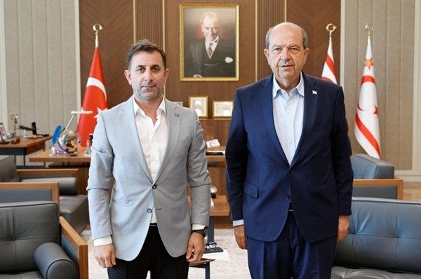 Dünya Gençlik Konseyi Genel Başkanı Hüseyin Celep’ten KKTC Cumhurbaşkanı Ersin Tatar’a Resmi Ziyaret